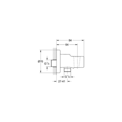 Grohe Relexa Duş Çıkış Dirseği El Duş Askılı 28628000 - 3
