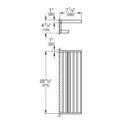 Grohe Selection Cube Çoklu Banyo Havluluğu 40804000 - 2