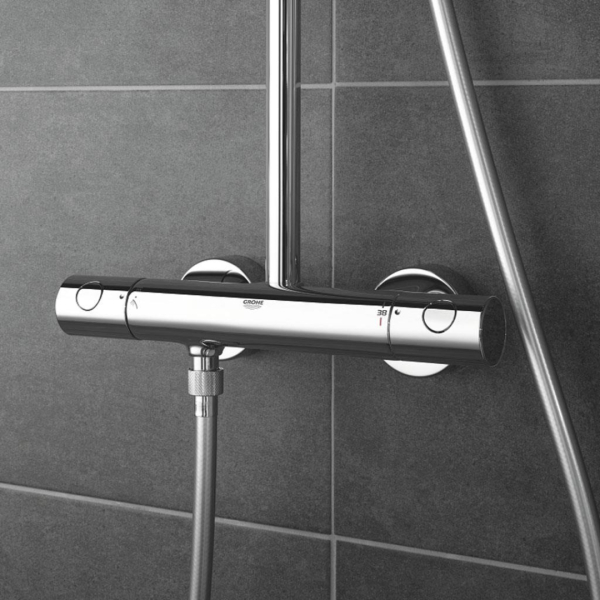 Grohe Tempesta Cosmopolitan System 250 Duvar Bağlantılı Divertörlü Duş Sistemi 26675000 - 5