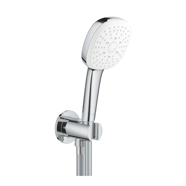 Grohe Tempesta Cube 110 Su Çıkış Dirsekli El Duşu Seti 3 Akışlı Rain,Jet,Masaj 26910003 - 1