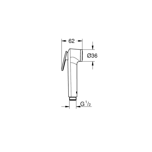 Grohe Tempesta-F Taharet Spreyi 30 El Duşu Tek Akışlı 27512001 - 3