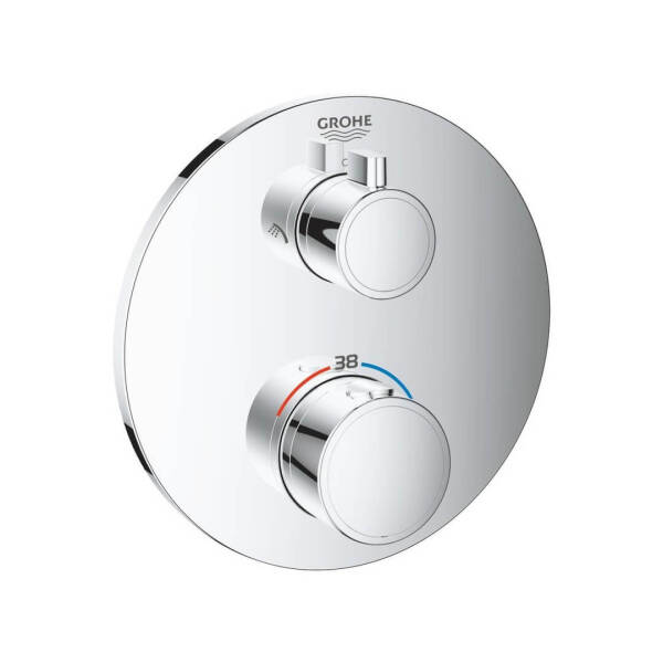 Grohe Grohtherm Termostatik Banyo Duş Bataryası 2 Çıkışlı 24076000 - 1