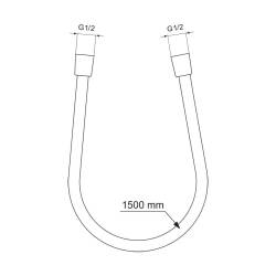 Ideal Standard Idealflex Duş Hortumu 150 cm - 2