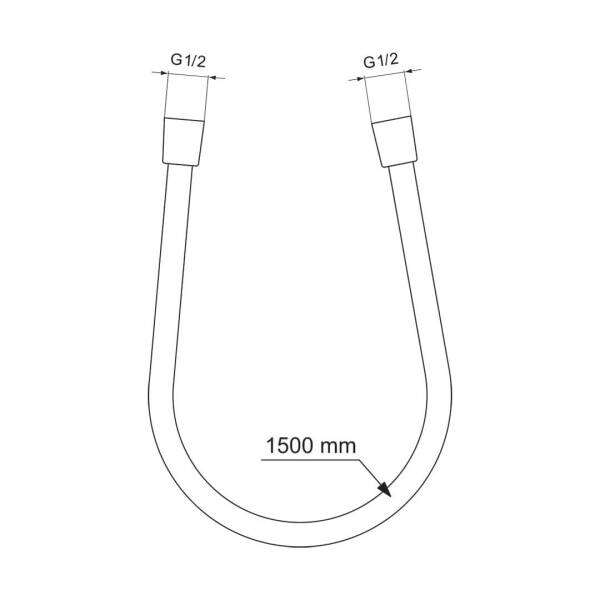 Ideal Standard Idealflex Duş Hortumu 150 cm - 2