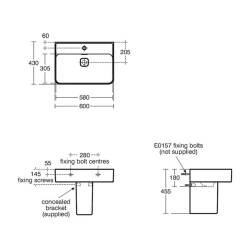 Ideal Standard Strada II Tezgah Üstü Lavabo 60 cm - 3