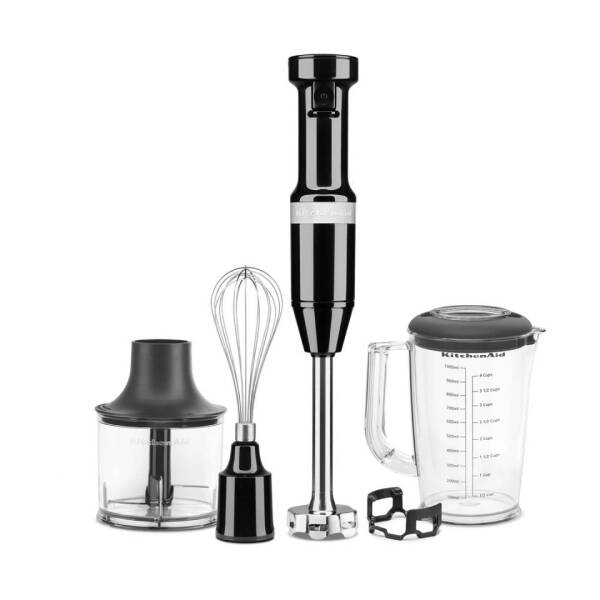 KitchenAid 5KHBV83EOB Aksesuarlı El Blender Seti Onyx Black - 1