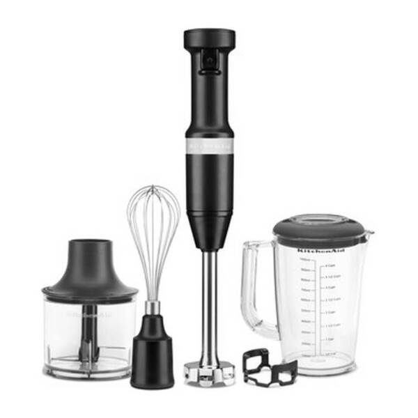 Kitchenaid Aksesuarlı El Blender Seti 5KHBV83EBM Mat Siyah - 1