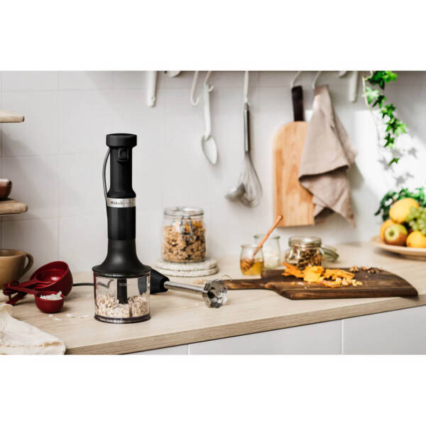 Kitchenaid Aksesuarlı El Blender Seti 5KHBV83EBM Mat Siyah - 4