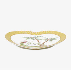 La Majorelle İkili Sarı Kalpli Tabak Seti 21,5 cm Sarı - 4