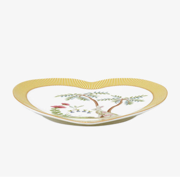 La Majorelle İkili Sarı Kalpli Tabak Seti 21,5 cm Sarı - 4
