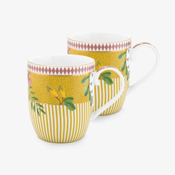 La Majorelle İkili Sarı Küçük Mug Seti 145 ml Sarı - 1