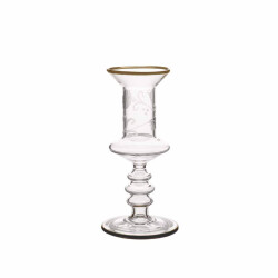 Paşabahçe Dora Gravürlü Mumluk 13 cm - 1