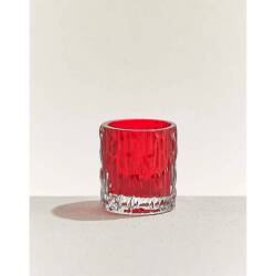 Paşabahçe Kabuk Tealight Mumluk Kırmızı 7 cm - 2