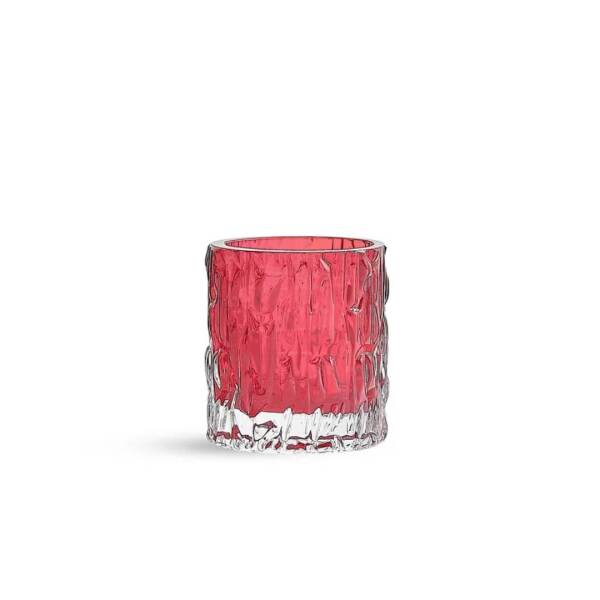 Paşabahçe Kabuk Tealight Mumluk Kırmızı 7 cm - 1