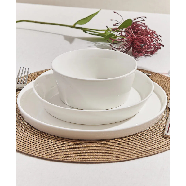 Paşabahçe Solid Beyaz Porselen Çukur Tabak 21.6 cm - 5