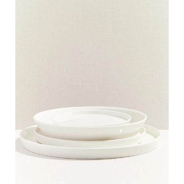 Paşabahçe Solid Beyaz Porselen Çukur Tabak 21.6 cm - 7