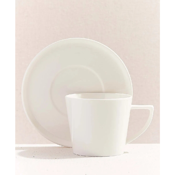 Paşabahçe Solid Porselen Çay Fincanı Beyaz 250 cc - 1
