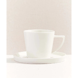 Paşabahçe Solid Porselen Çay Fincanı Beyaz 250 cc - 2