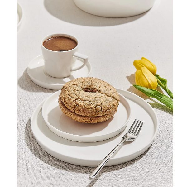 Paşabahçe Solid Porselen Ekmek Tabağı Beyaz 14.8 cm - 4