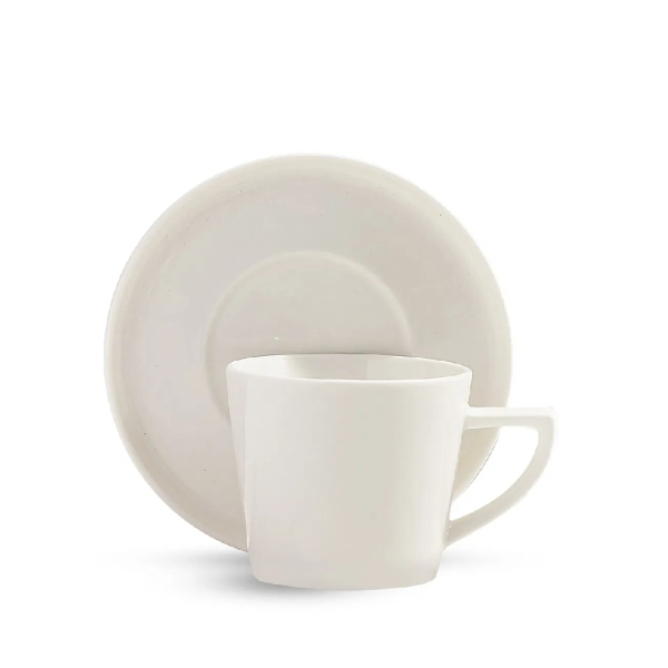 Paşabahçe Solid Porselen Espresso Fincanı Beyaz 120 cc - 1