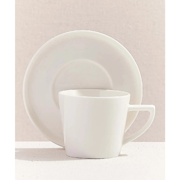 Paşabahçe Solid Porselen Espresso Fincanı Beyaz 120 cc - 2