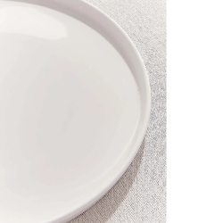 Paşabahçe Solid Porselen Yemek Tabağı Beyaz 25.3 cm - 4