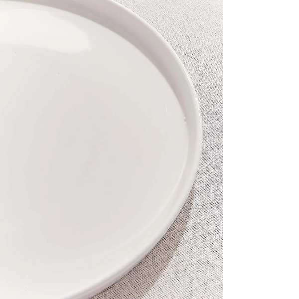 Paşabahçe Solid Porselen Yemek Tabağı Beyaz 25.3 cm - 4