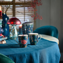 Pip Studio Berry Blues İkili Büyük Mug Seti Mavi 350 ml - 2