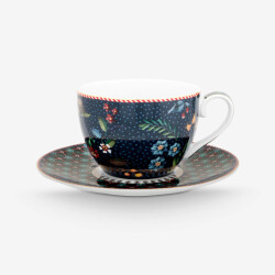 Pip Studio Berry Blues İkili Çay Fincanı Seti Mavi 280 ml - 3