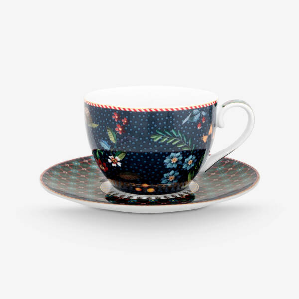 Pip Studio Berry Blues İkili Çay Fincanı Seti Mavi 280 ml - 3