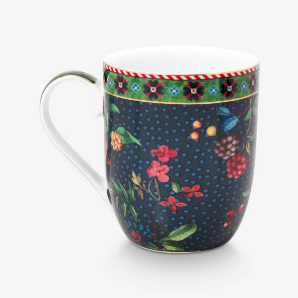 Pip Studio Berry Blues İkili Küçük Mug Seti Mavi 145 ml - 2