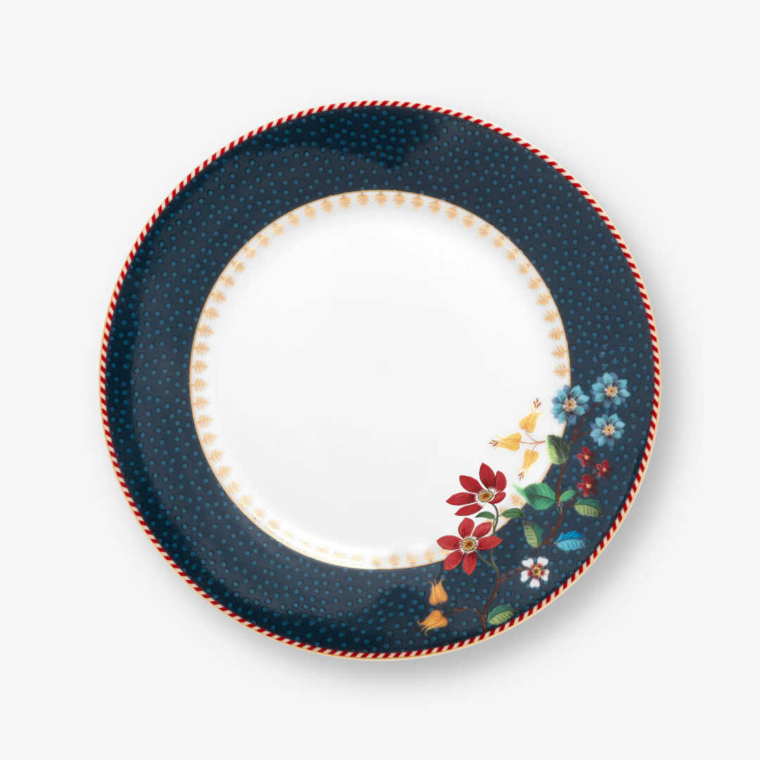  Pip Studio Berry Blues Pasta Tabağı Mavi 17 Cm