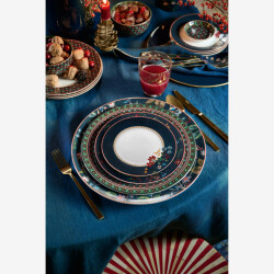 Pip Studio Berry Blues Pasta Tabağı Mavi 17 cm - 2