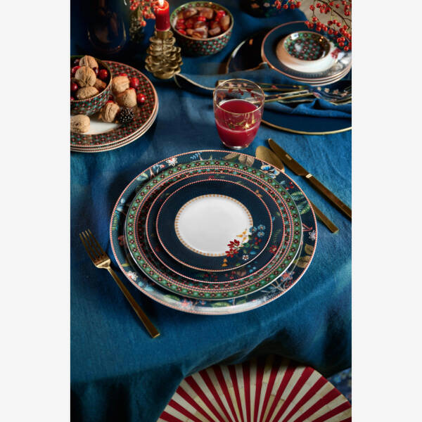 Pip Studio Berry Blues Pasta Tabağı Mavi 17 cm - 2