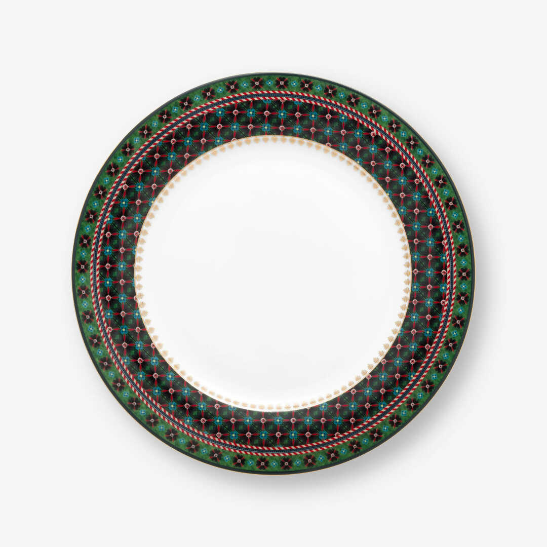  Pip Studio Berry Blues Yemek Tabağı Yeşil 26,5 Cm