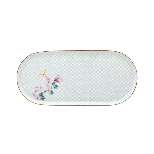 Pip Studio Blushing Birds Beyaz Oval Servis Tabağı 25 cm - 1