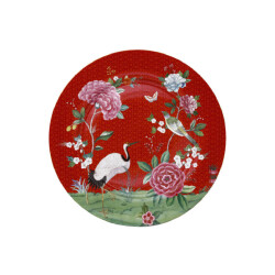 Pip Studio Blushing Birds Kırmızı Supla 32 cm - 1