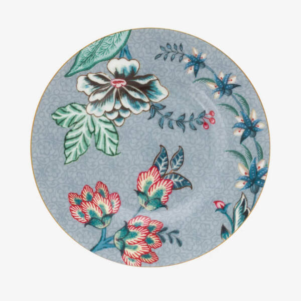 Pip Studio Flower Festival Mavi Petit Four Tabağı 12 cm - 1