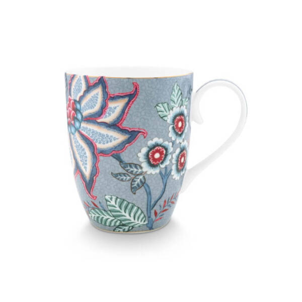 Pip Studio Flower Festival Tek Kişilik Çay Seti 350 ml Mavi - 2