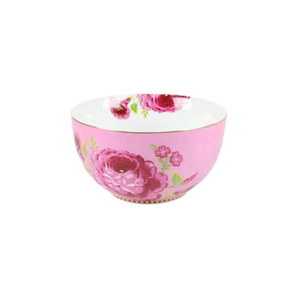 Pip Studio Gül Desenli Pembe Kase 12 cm - 1