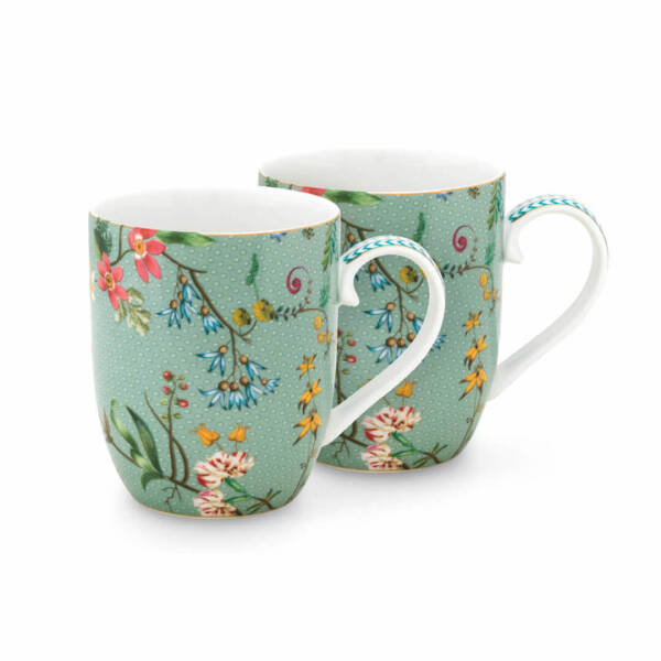 Pip Studio Jolie Mavi Mug Seti 145 ml 2 Adet - 1