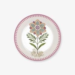 Pip Studio Lily & Lotus Çiçekli Tabak 21 cm - PIP STUDIO