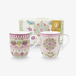 Pip Studio Lily & Lotus İkili Küçük Mug Seti 145 ml - 1