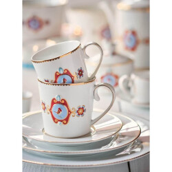 Pip Studio Love Birds Beyaz 4 'Lü Mug Seti 250 ml - 2