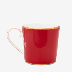 Pip Studio Love Birds Kırmızı Madalyon Desenli Mug 150 ml - 2