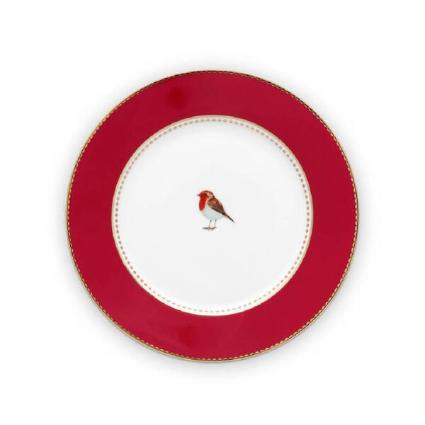 Pip Studio Love Birds Kırmızı Tabak 17 cm - 1