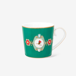 Pip Studio Love Birds Yeşil Madalyon Desenli Mug 150 ml - PIP STUDIO