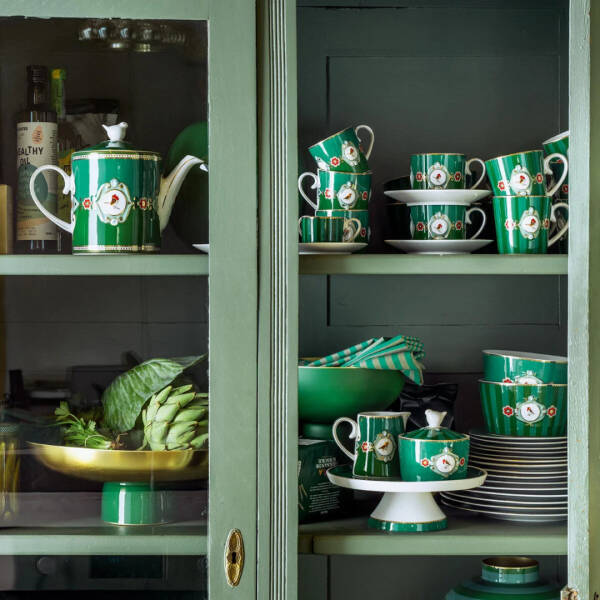 Pip Studio Love Birds Yeşil Madalyon Desenli Mug 150 ml - 2