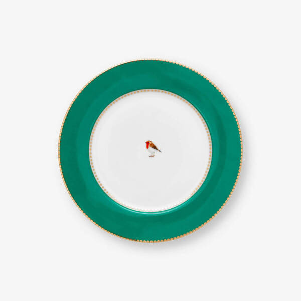 Pip Studio Love Birds Yeşil Tabak 21 cm - 1