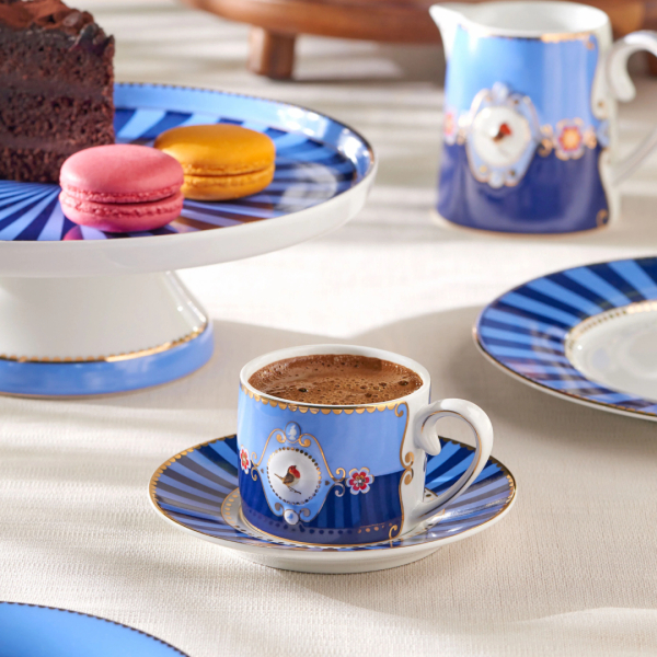 Pip Studio Love Brids Mavi Kahve Fincanı 90 ml - 2